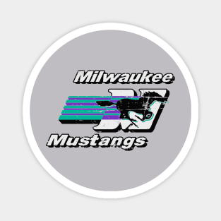 Milwaukee Mustangs Magnet